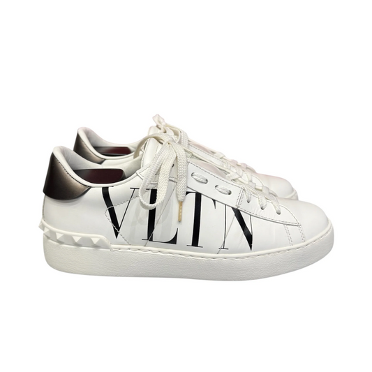 Valentino Garavani Open VLTN Sneakers (White Black) (Womens)