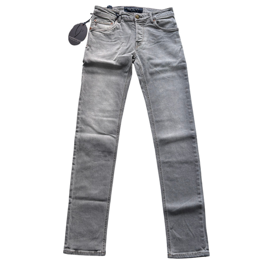 Handpicked Orvieto Slim Fit Jeans (Grey) (New)