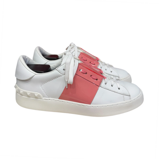 Valentino Garavani Open Sneakers (White Pink) (Womens)