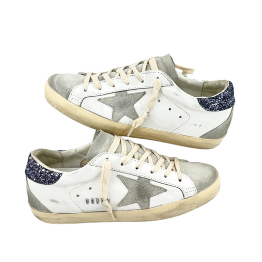 Golden Goose Superstar (White Grey) (Womens)