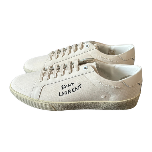 Saint Laurent SL 06 Sneakers (Beige) (New)