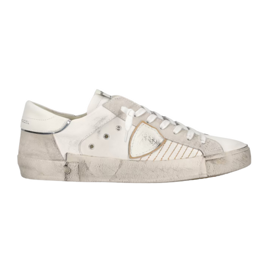 Philippe Model PRSX Sneakers (White Ecru) (New)