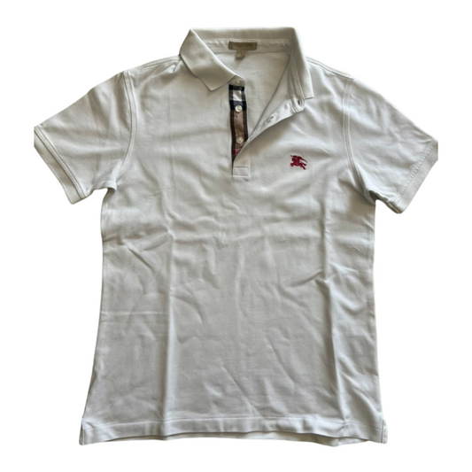 Burberry Polo Shirt (White)