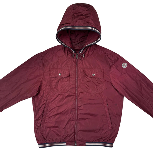 Moncler Jeanclaude Windbreaker Jacket (Burgundy)