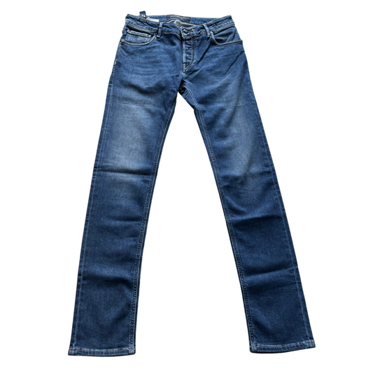 Handpicked Orvieto Slim Fit Jeans (Navy Blue) (New)