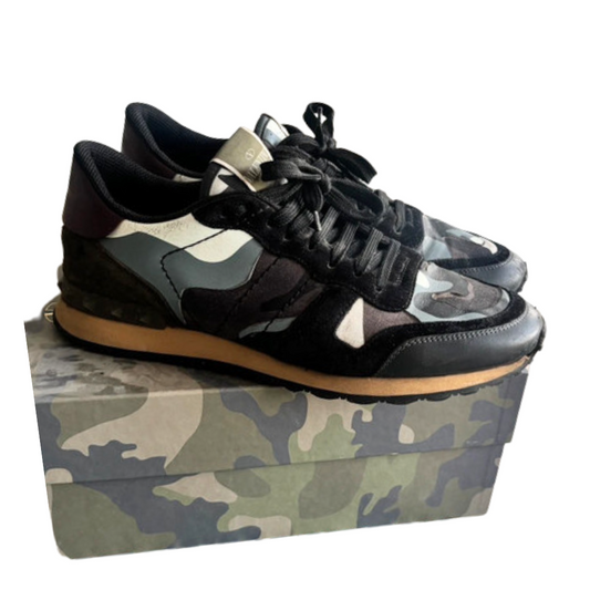 Valentino Garavani Rockrunner Sneakers (Black Camo)