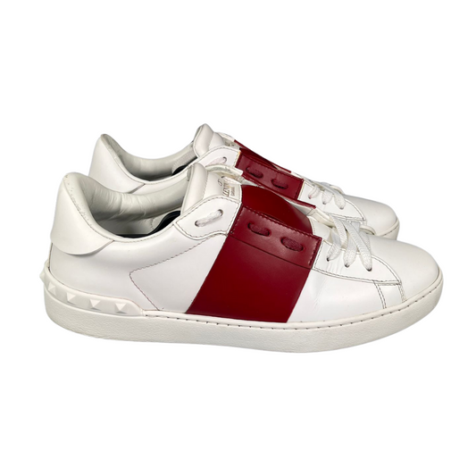 Valentino Garavani Open Sneakers (White Red)