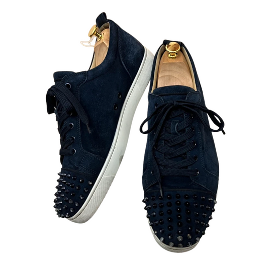 Christian Louboutin Louis Junior Spike Sneakers (Navy)