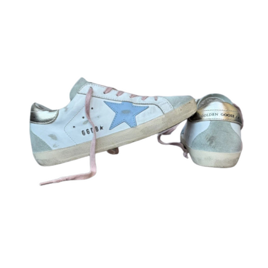 Golden Goose Superstar Sneakers (Multi/White)