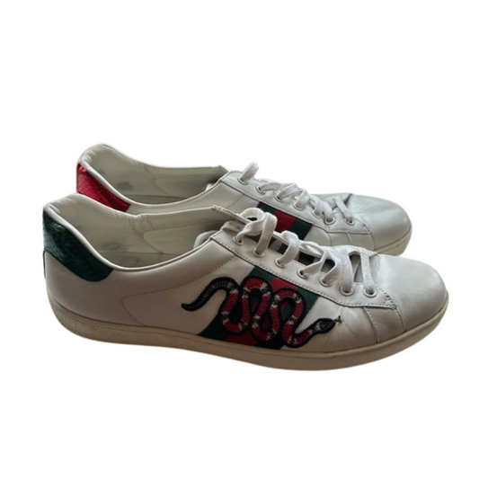 Gucci Ace Sneakers (White)