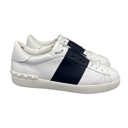 Valentino Garavani Open Sneakers (White Navy)