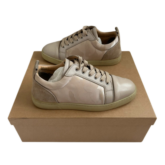 Christian Louboutin Louis Junior Sneakers (Beige)