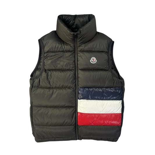 Moncler Sovex Gilet Down Vest (Dark Green)