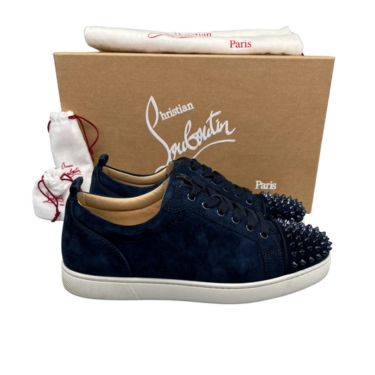 Christian Louboutin Louis Junior Spike Sneakers (Navy)