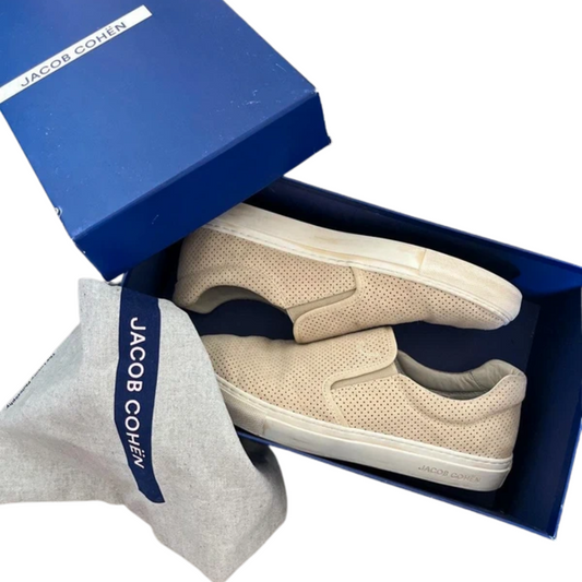 Jacob Cohën Slip On Sneakers (Beige)