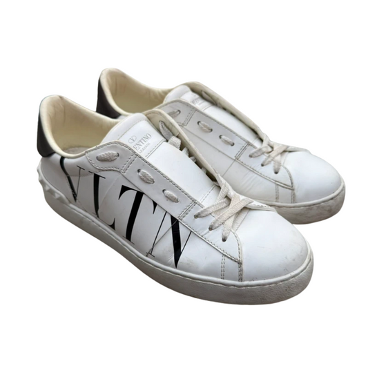 Valentino Garavani Open Sneakers (White Gold) (Women's)