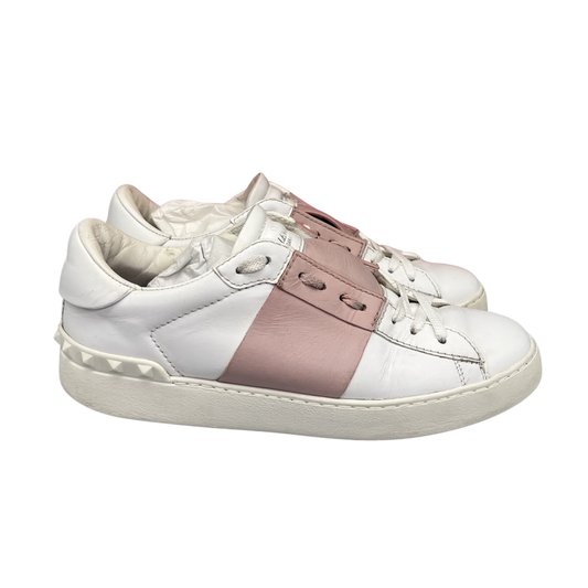 Valentino Garavani Open Sneakers (White Pink) (Womens)