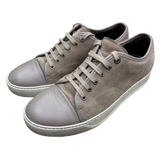 Lanvin Cap Toe Sneakers (Beige)