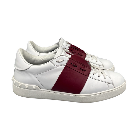 Valentino Garavani Open Sneakers (White Red)