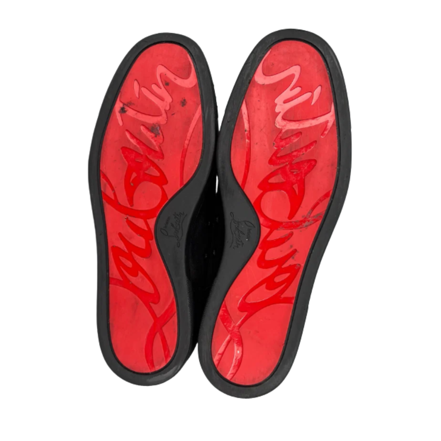 Christian Louboutin Louis Junior Spike Sneakers (Black)