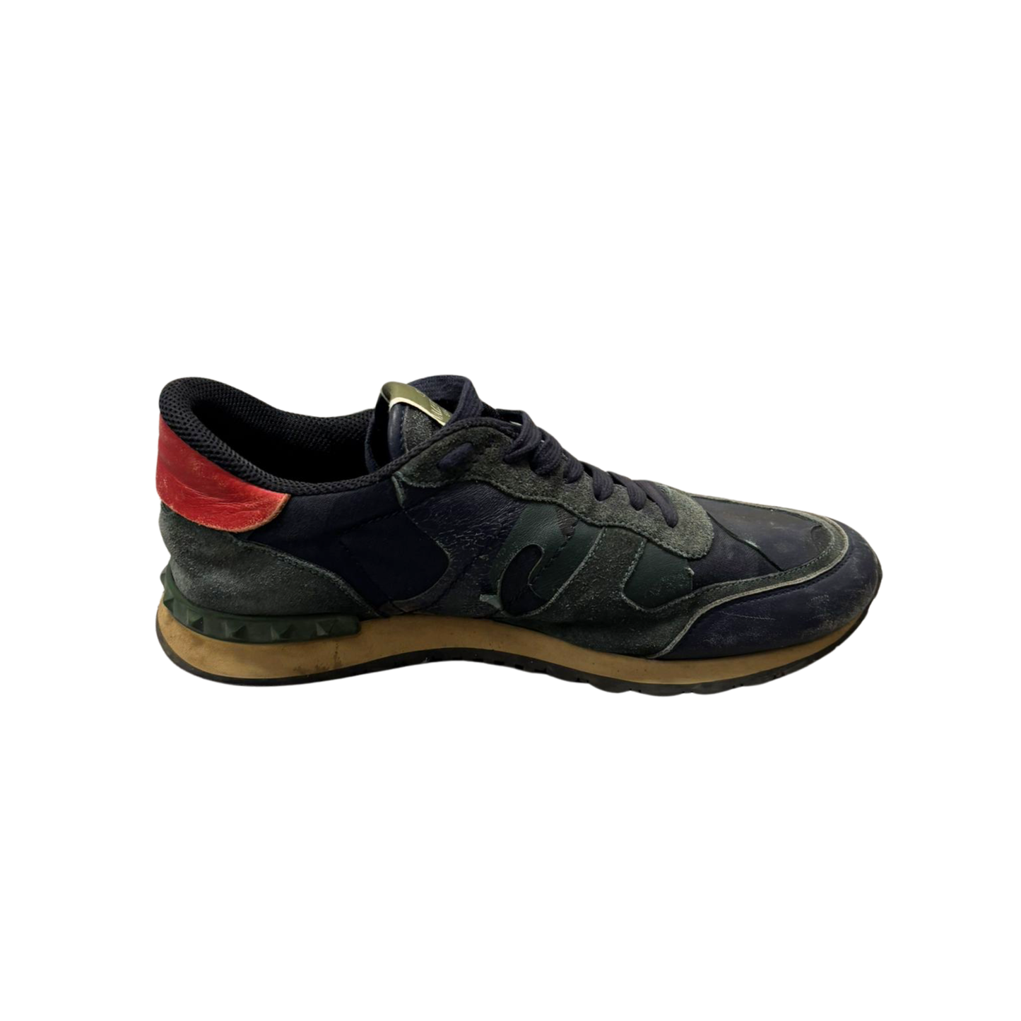 Valentino Garavani Camoflage Rockrunner Sneakers (Black)