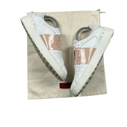 Valentino Open Sneakers (Pink) (Womens)