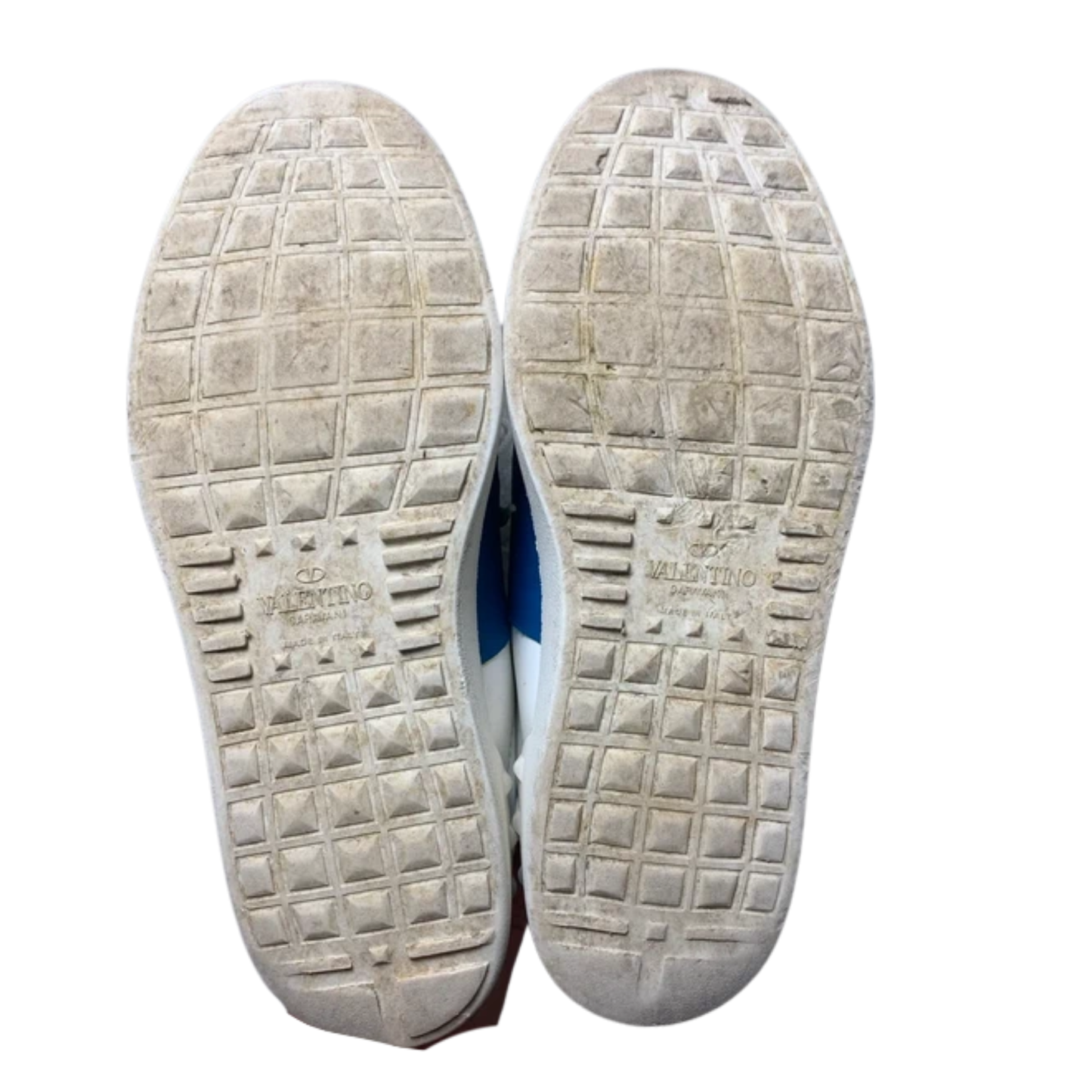 Valentino Garavani Open Sneakers (White Blue)