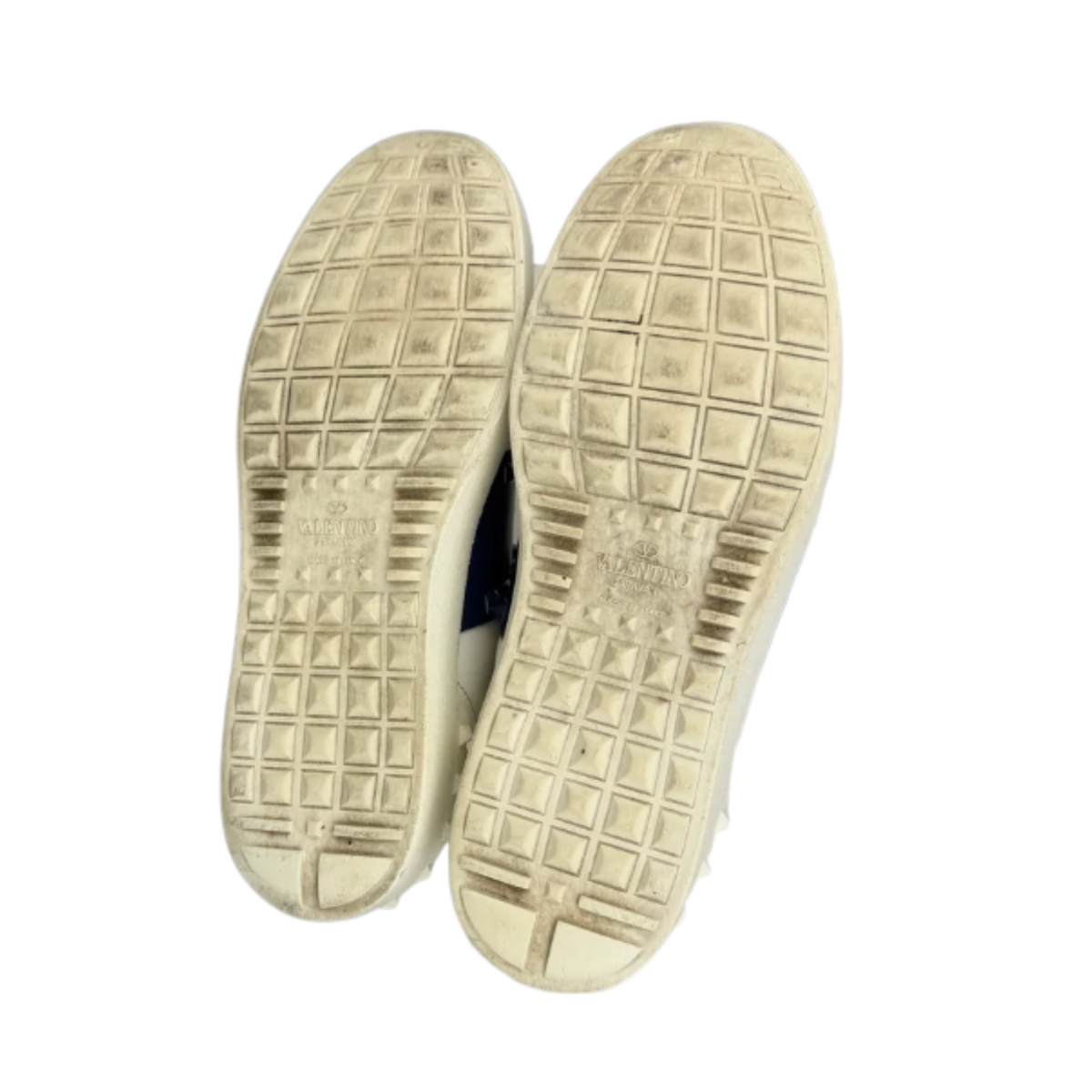 Valentino Garavani Open Sneakers (White Navy)