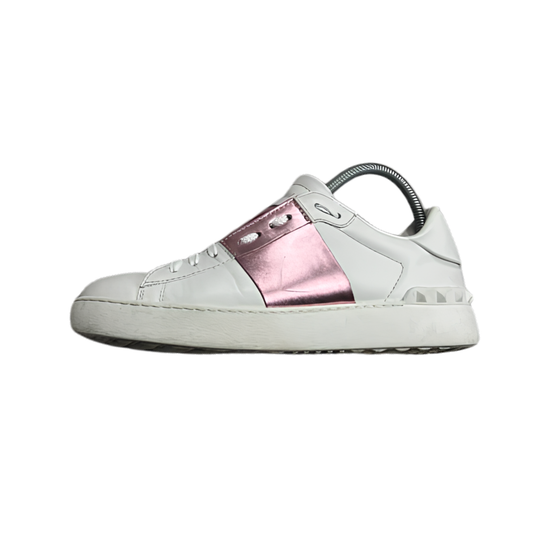 Valentino Open Sneakers (Pink) (Womens)