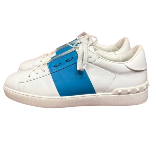 Valentino Garavani Open Sneakers (White Blue)
