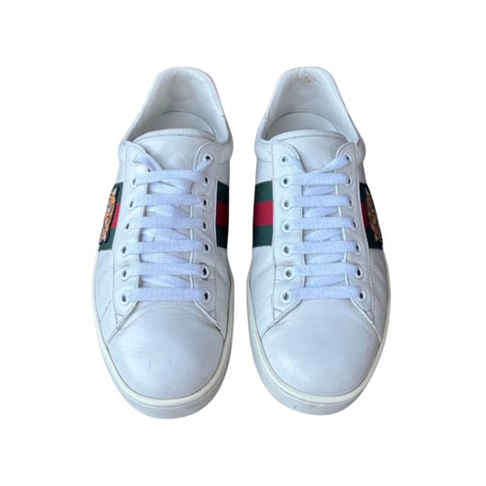Gucci Ace Sneakers (White)