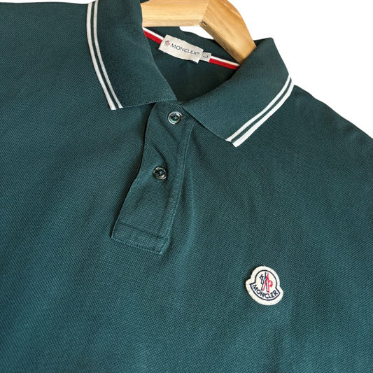 Moncler Maglia Polo Shirt (Dark Green)