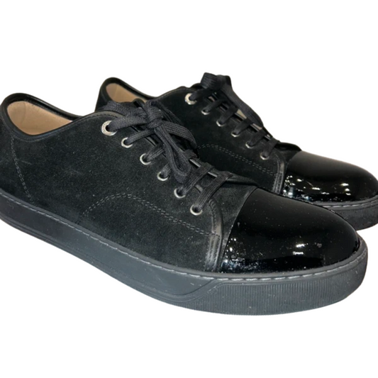 Lanvin Cap Toe Sneakers (Black)