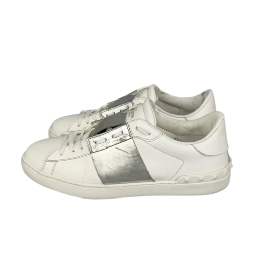 Valentino Garavani Open Sneakers (White silver)