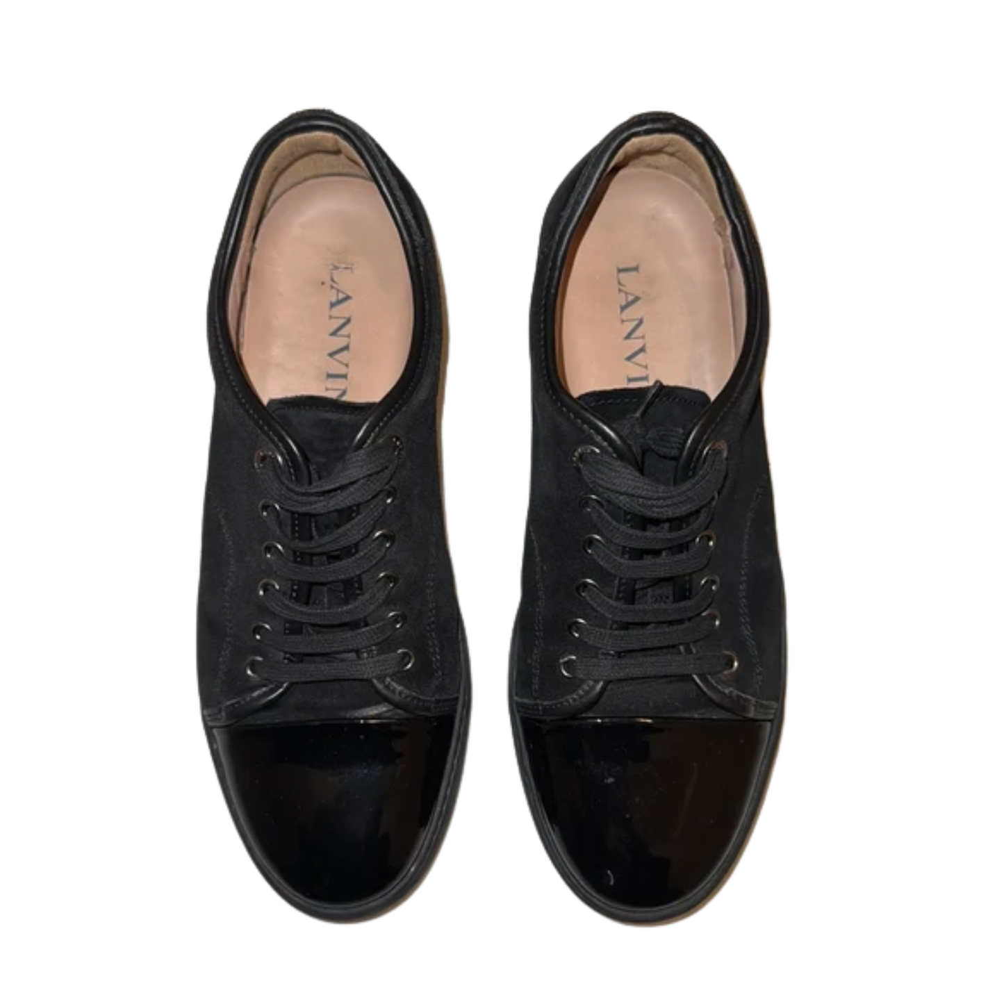 Lanvin Cap Toe Sneakers (Black)