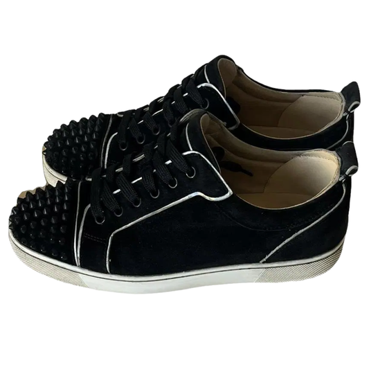 Christian Louboutin Louis Junior Spike Sneakers (Black)