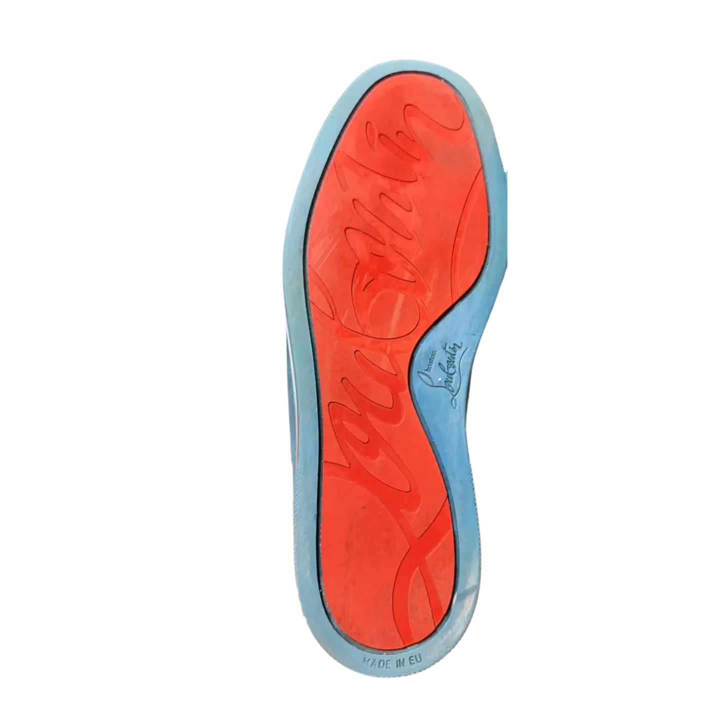 Christian Louboutin Louis Junior Spike Sneakers (Green)