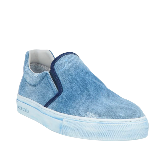 Jacob Cohën Slip On Sneakers (Blue) (New)