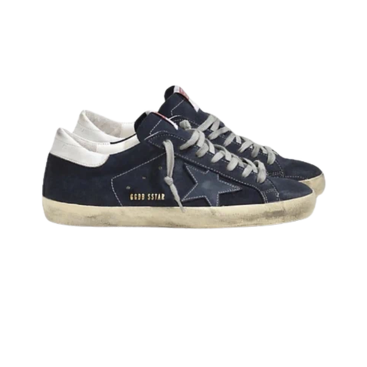 Golden Goose Superstar Sneakers (Navy)