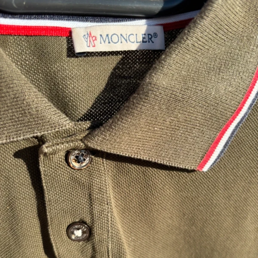 Moncler Maglia Polo Shirt (Green)