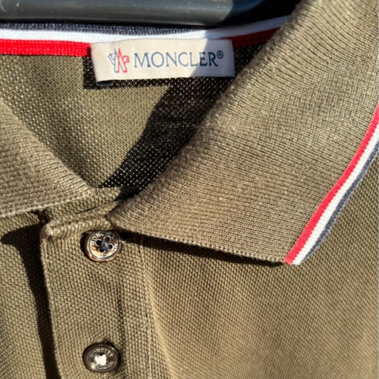 Moncler Maglia Polo Shirt (Green)