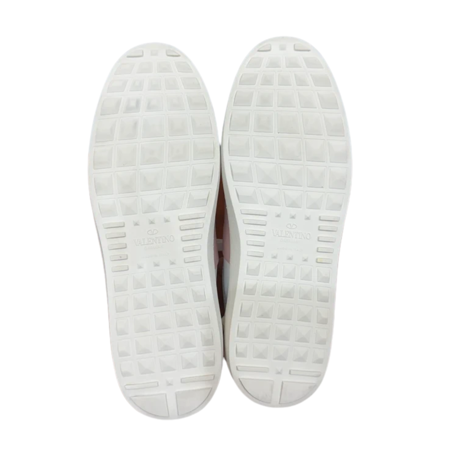 Valentino Garavani Rockstud Open Sneakers (Pink) (Butterfly) (Womens)