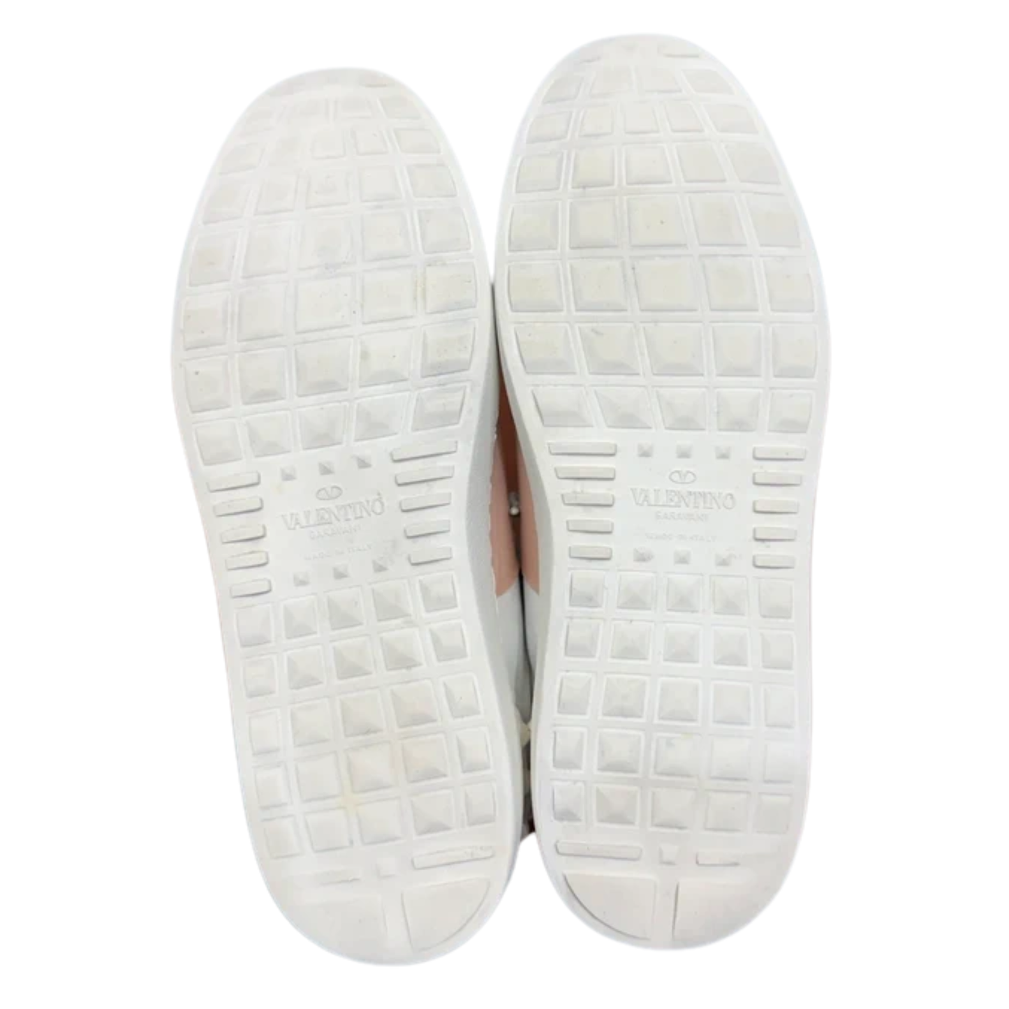 Valentino Garavani Rockstud Open Sneakers (Pink) (Womens)