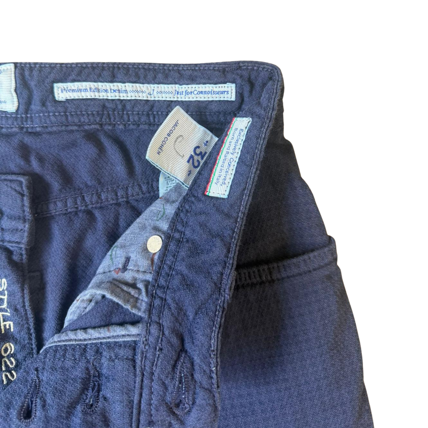 Jacob Cohën 622 Slim fit Jeans (Navy) (New)
