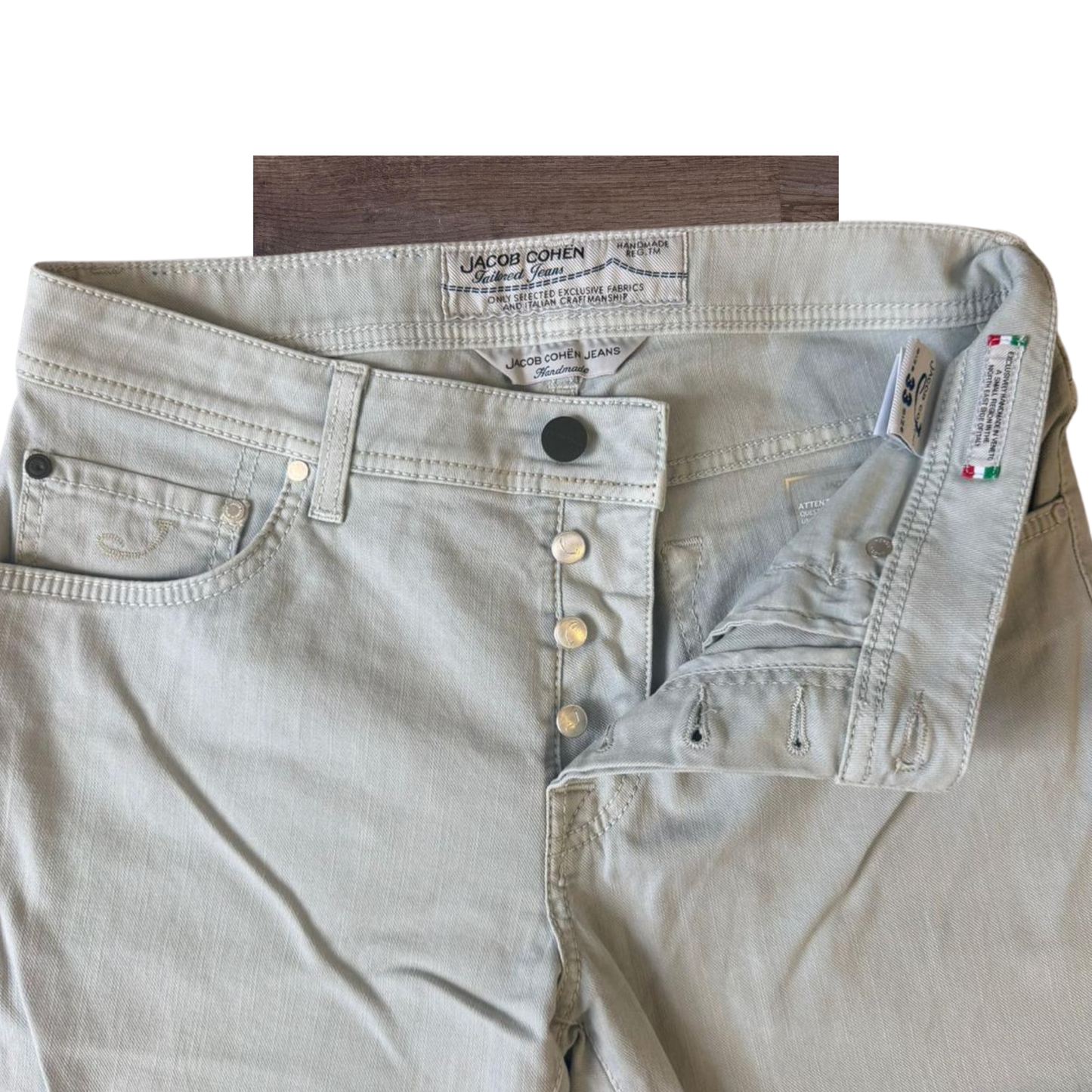 Jacob Cohën Handmade Slim fit Jeans (White) (New)
