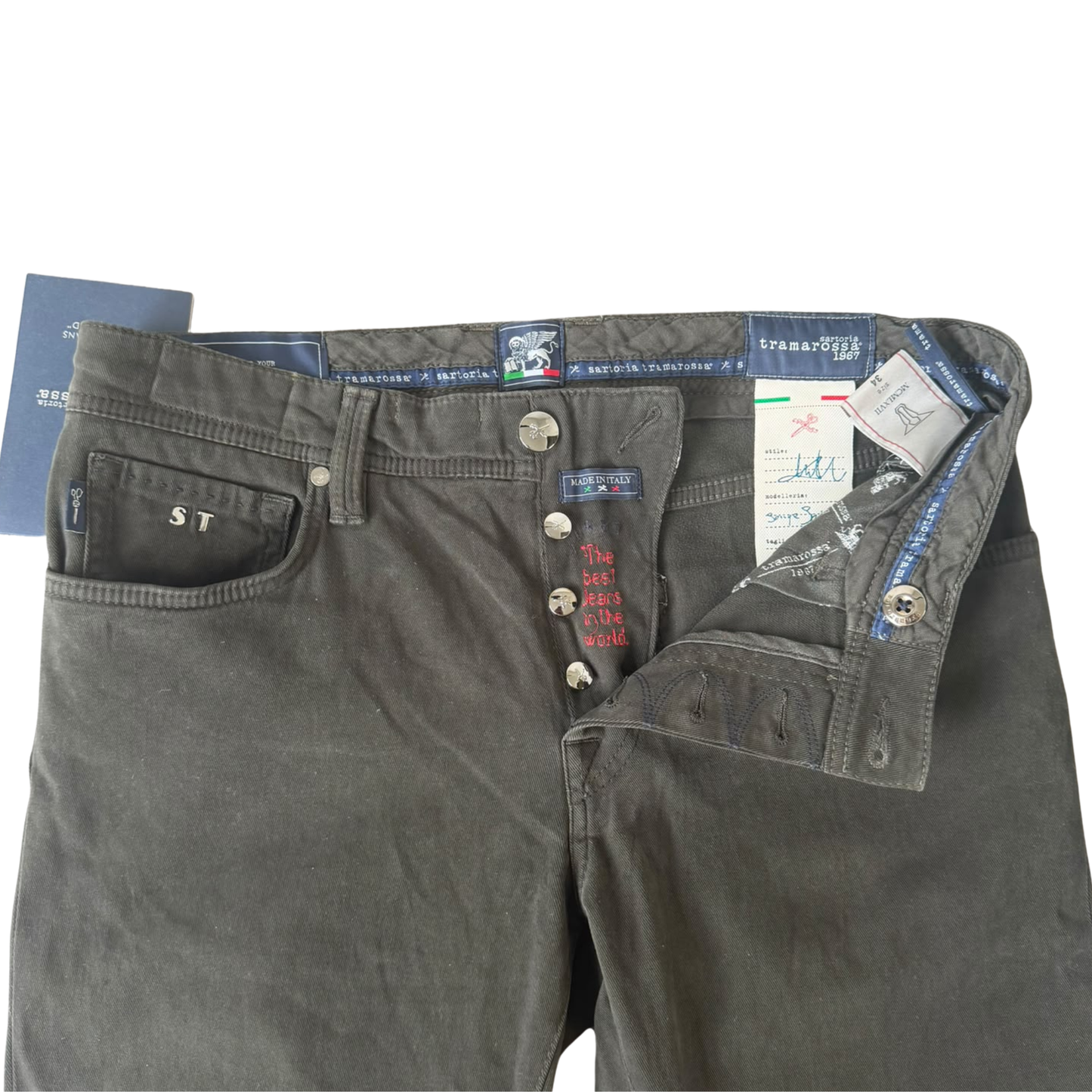 Tramarossa Leonardo Slim-fit Jeans (Olive)