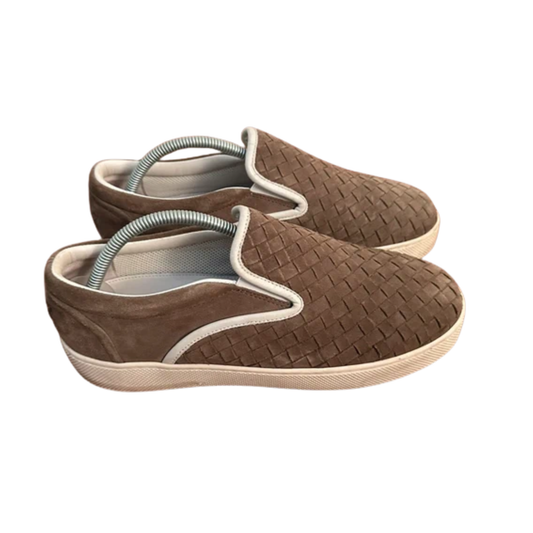 Bottega Veneta Low Slip-on Sneakers (Brown)