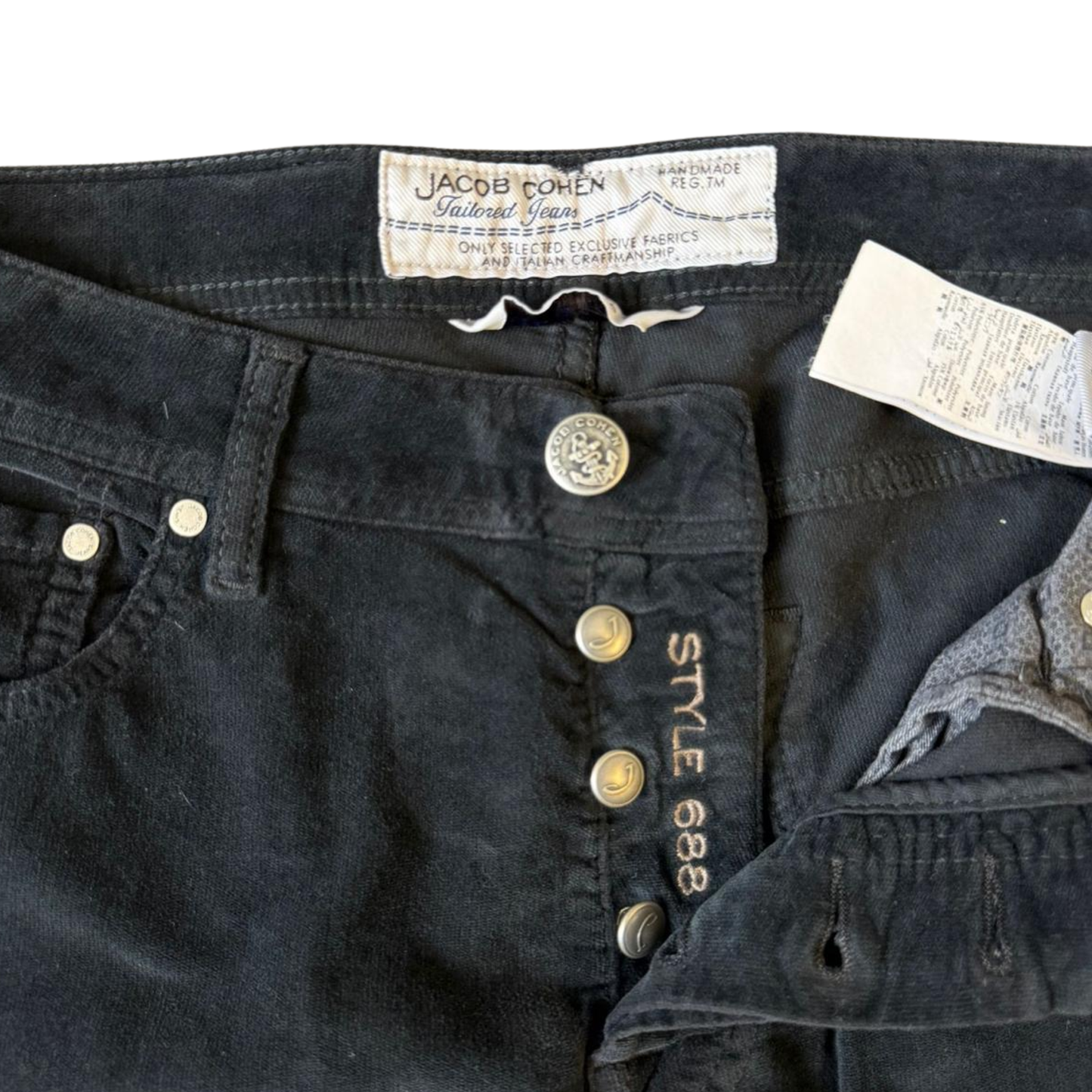 Jacob Cohën 688 Slim fit Jeans (Black) (New)