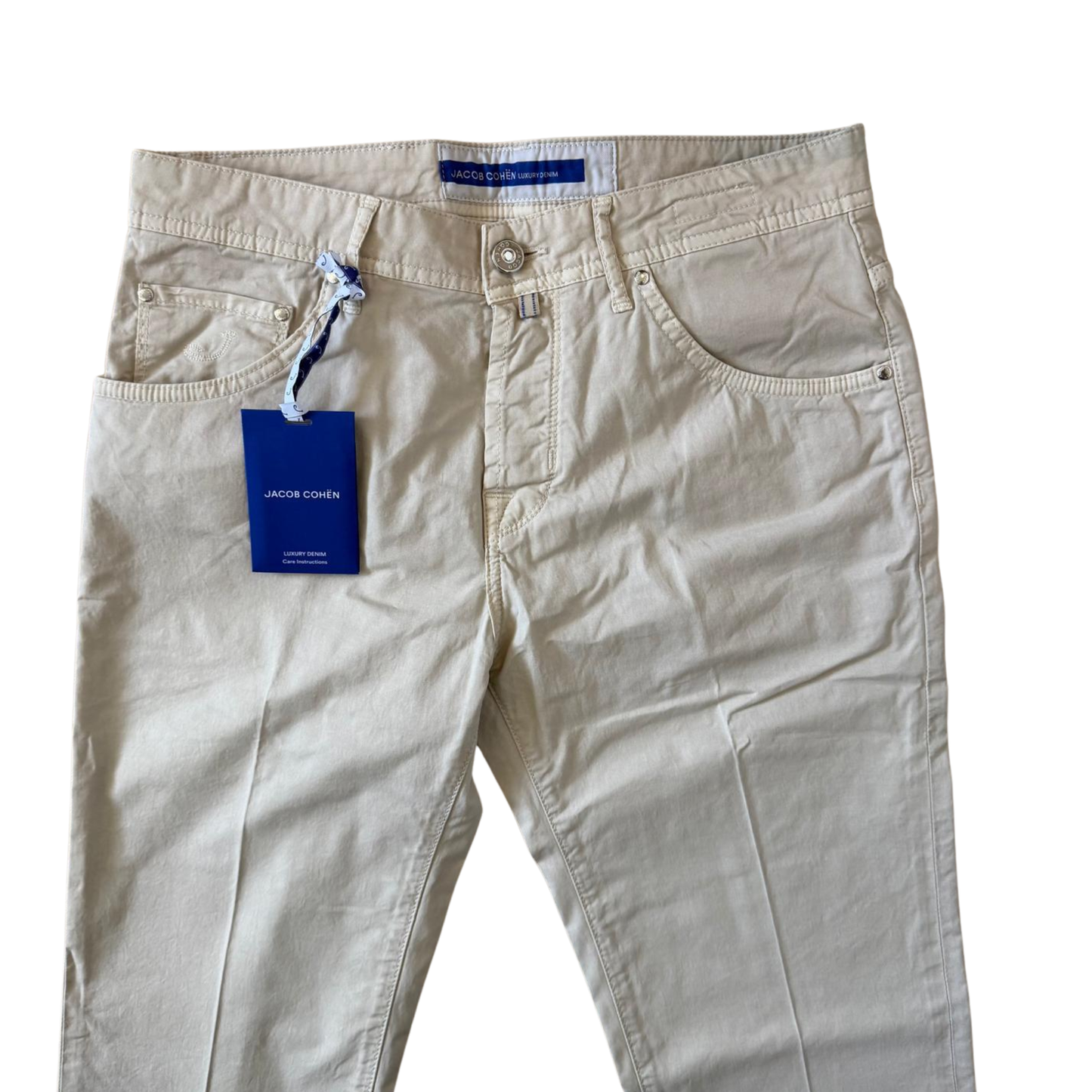 Jacob Cohën Scott Slim fit Jeans (Cream) (New)