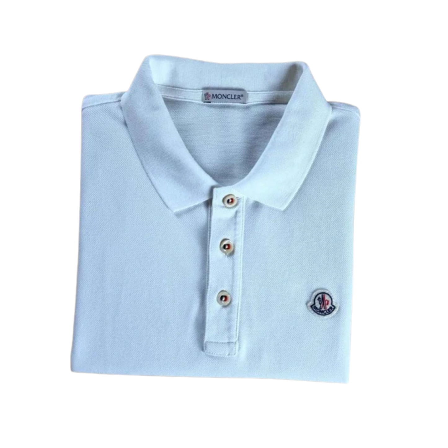 Moncler Maglia Polo Shirt (White)